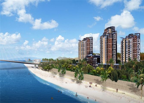诚方创世纪广场海口新埠岛因南渡江和大海环绕而孤悬城市一隅，基础设施建设滞后，但这也使得岛上保存着良好的原生态面貌，至今仍遗存着众多名胜古迹。在海口规划中，新埠岛的定位是度假岛，近年来五星级酒店、大型购物商场、游艇俱乐部等高端度假配套的建设，让它成为岛外度假人群关注的新焦点。在新埠岛，你既能享受水清沙幼的玩海乐趣，又能将游艇开到家门口，这是西海岸和海甸岛都没有的滨海生活。 